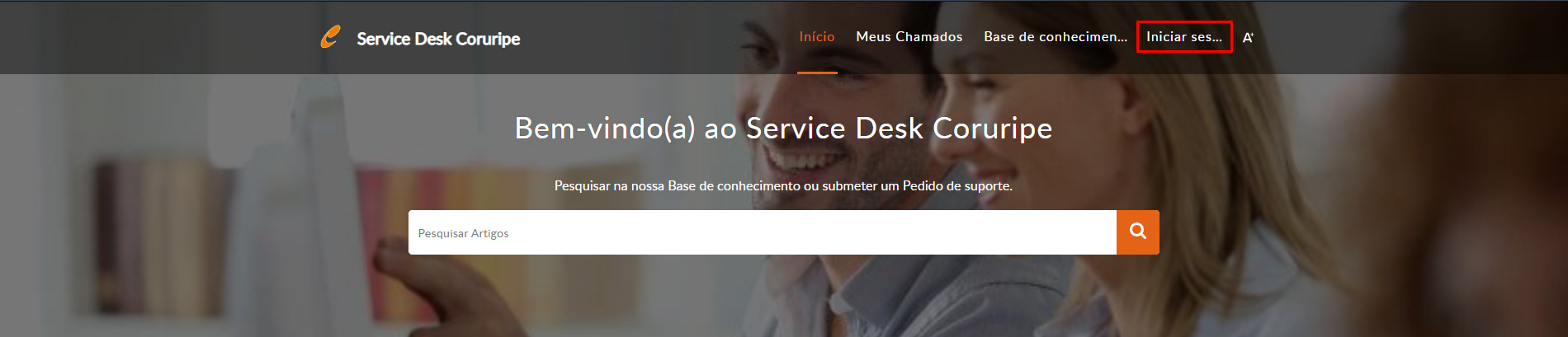 Interface gráfica do usuário, SiteDescrição gerada automaticamente